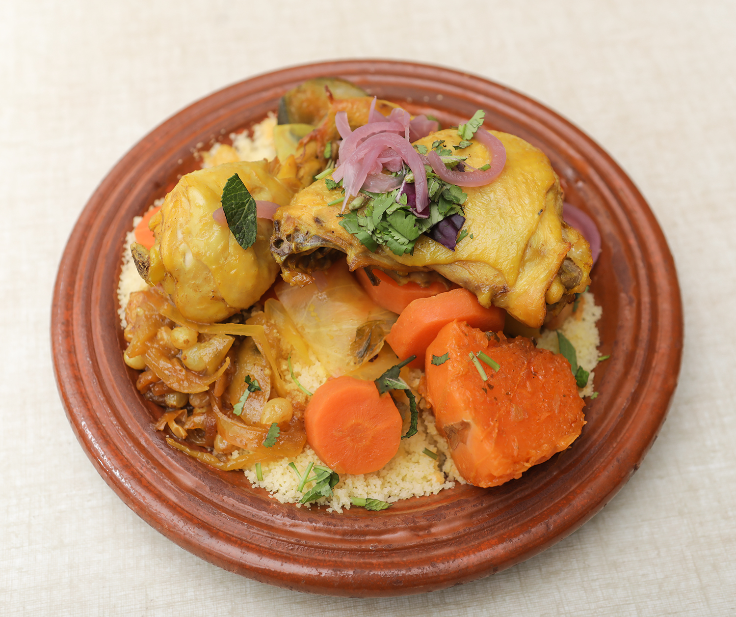 Couscous poulet - cantine gamila